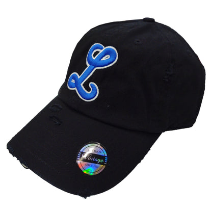 Tigres del Licey Vintage Distressed Baseball Cap – “L” Embroidered Logo, Unisex Adjustable Hat Peligro Sports
