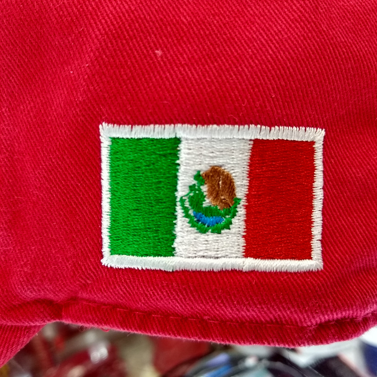 Mexico Vintage hats with Mexican Flag and Shield Peligro Sports