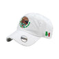Mexico Vintage hats with Mexican Flag and Shield Peligro Sports