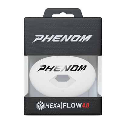 Hexa-Flow Mouthguard - White Phenom Elite Brand