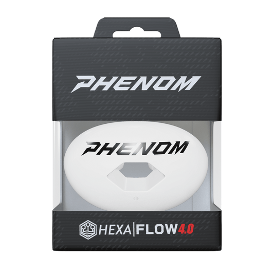 Hexa-Flow Mouthguard - White Phenom Elite Brand