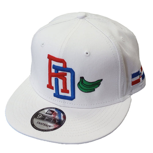 New Era SnapBack White Cap - RD Platano Power Peligro Sports