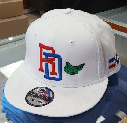 New Era SnapBack White Cap - RD Platano Power Peligro Sports