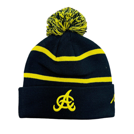 Official - Aguilas Skully Beanie (AC) Hat with Pom Pom Peligro Sports