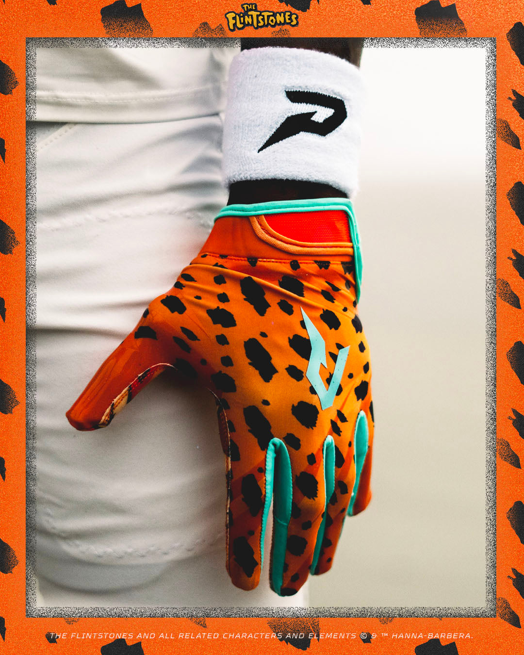 The Flintstones "Bedrock Blitz" Football Gloves - VPS5 by Phenom Elite Phenom Elite Brand