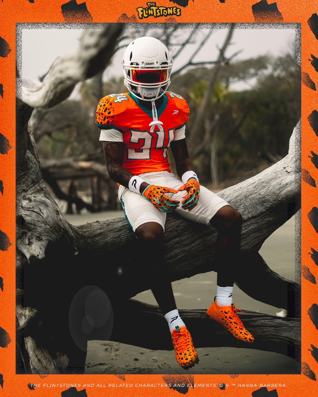 The Flintstones "Bedrock Blitz" Football Cleats - Quantum Speed by Phenom Elite Phenom Elite Brand
