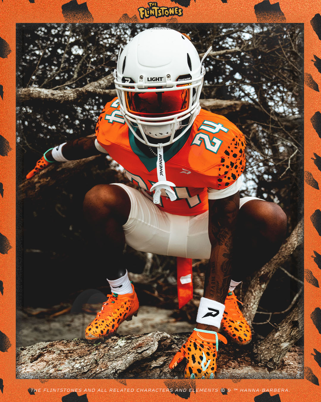 The Flintstones "Bedrock Blitz" Football Cleats - Quantum Speed by Phenom Elite Phenom Elite Brand