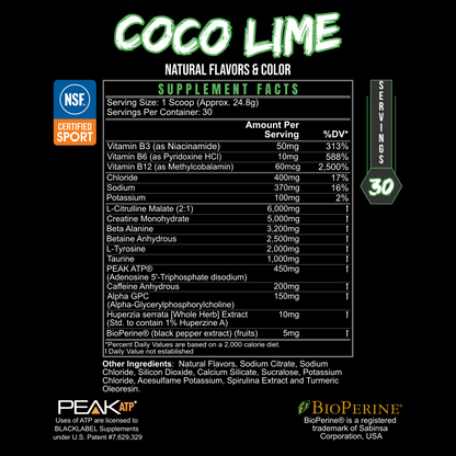 PRE HUSTLE V3 BLACKLABEL Supplements