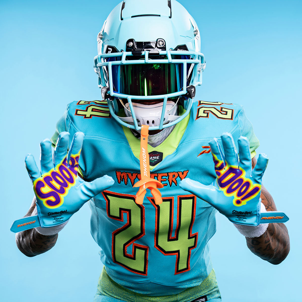 Scooby-Doo Football Gloves – VPS1 by Phenom Elite Phenom Elite Brand