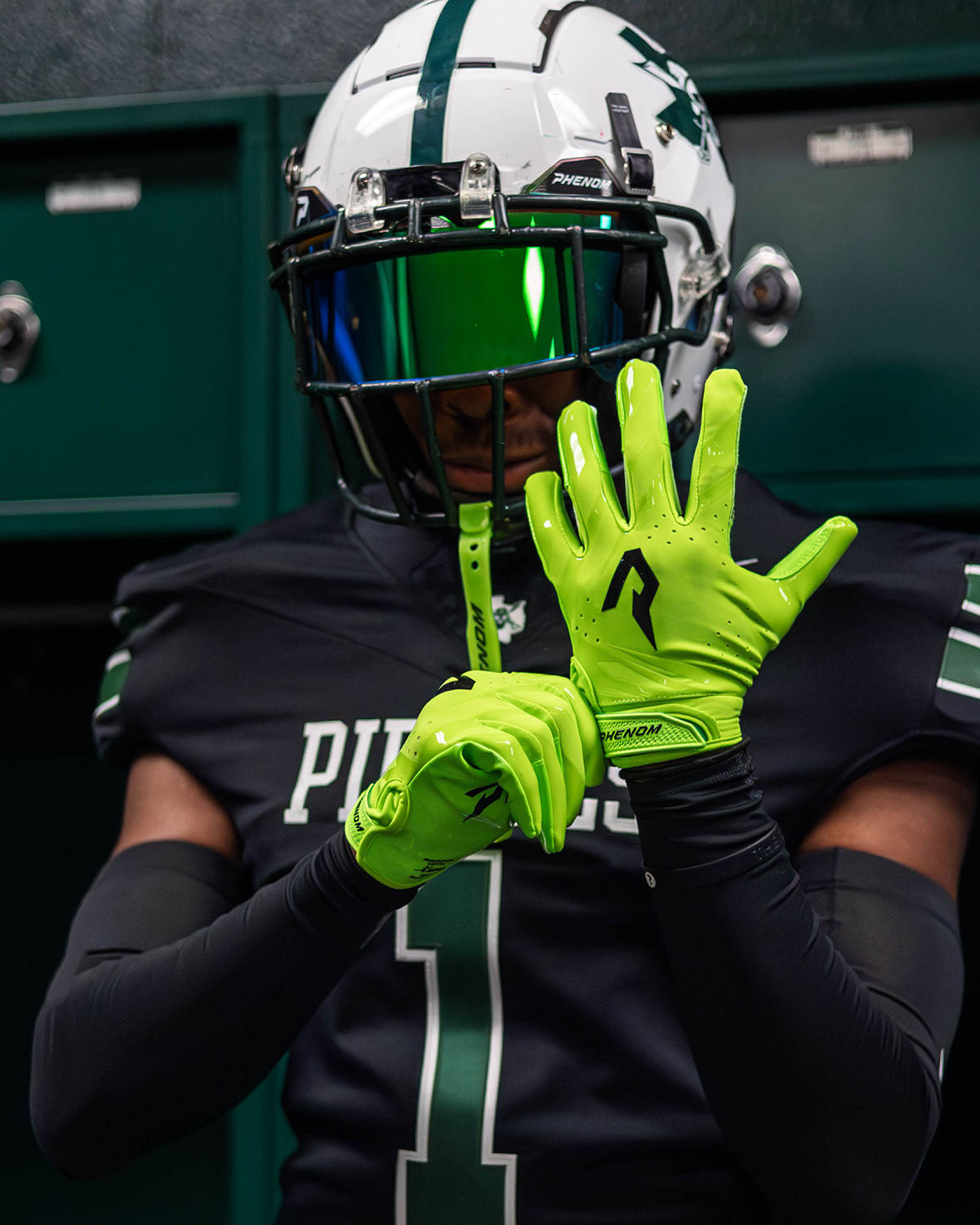 Phenom Elite VPS5 Adult Football Gloves - Team Colors Phenom Elite Brand
