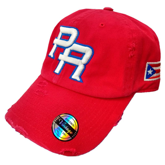 Puerto Rico Vintage Red Hats Peligro Sports
