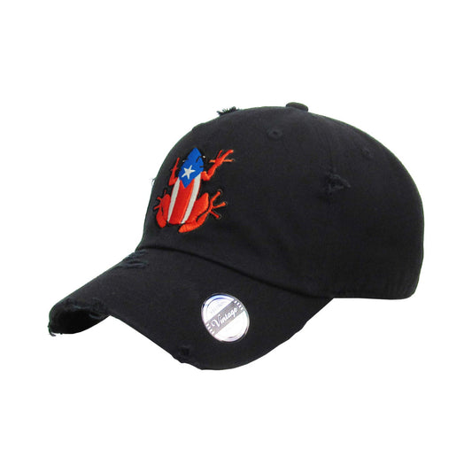 Puerto Rico Vintage hat with Coqui Logo Peligro Sports