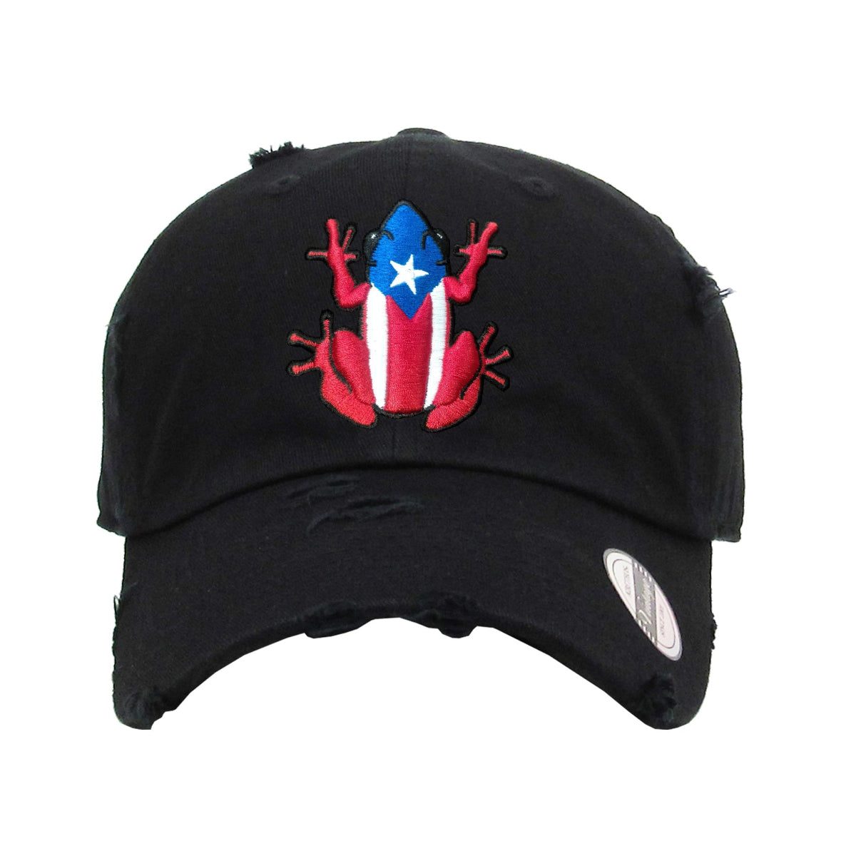 Puerto Rico Vintage hat with Coqui Logo Peligro Sports