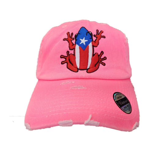 Puerto Rico Vintage hat with Coqui Logo Peligro Sports