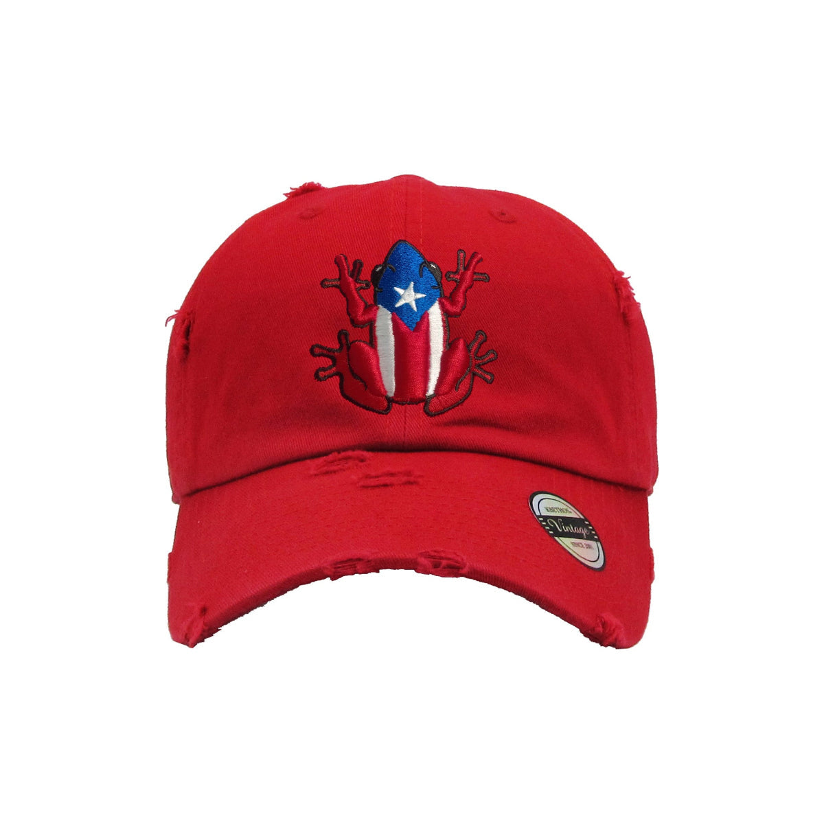 Puerto Rico Vintage hat with Coqui Logo Peligro Sports