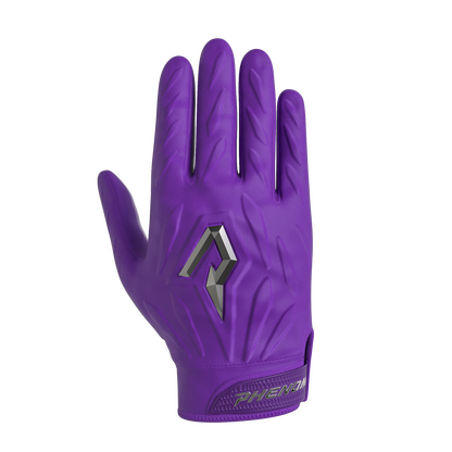 Phenom Elite Quantum Fierce Youth Padded Football Gloves - Team Colors Phenom Elite Brand