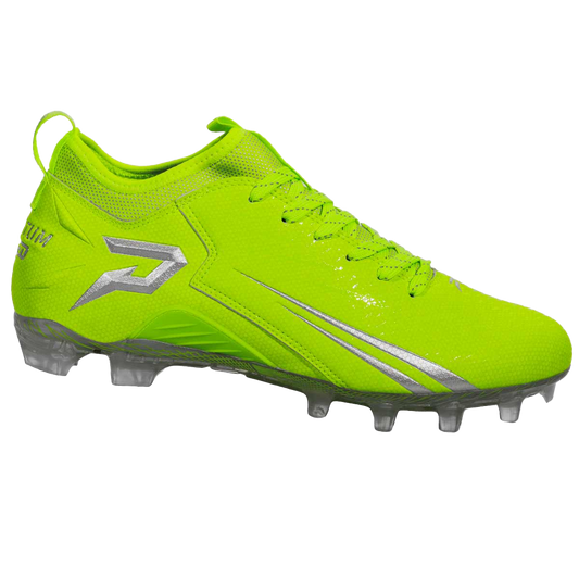Quantum Speed: Football Cleats - Slime - Team Colors Phenom Elite Brand