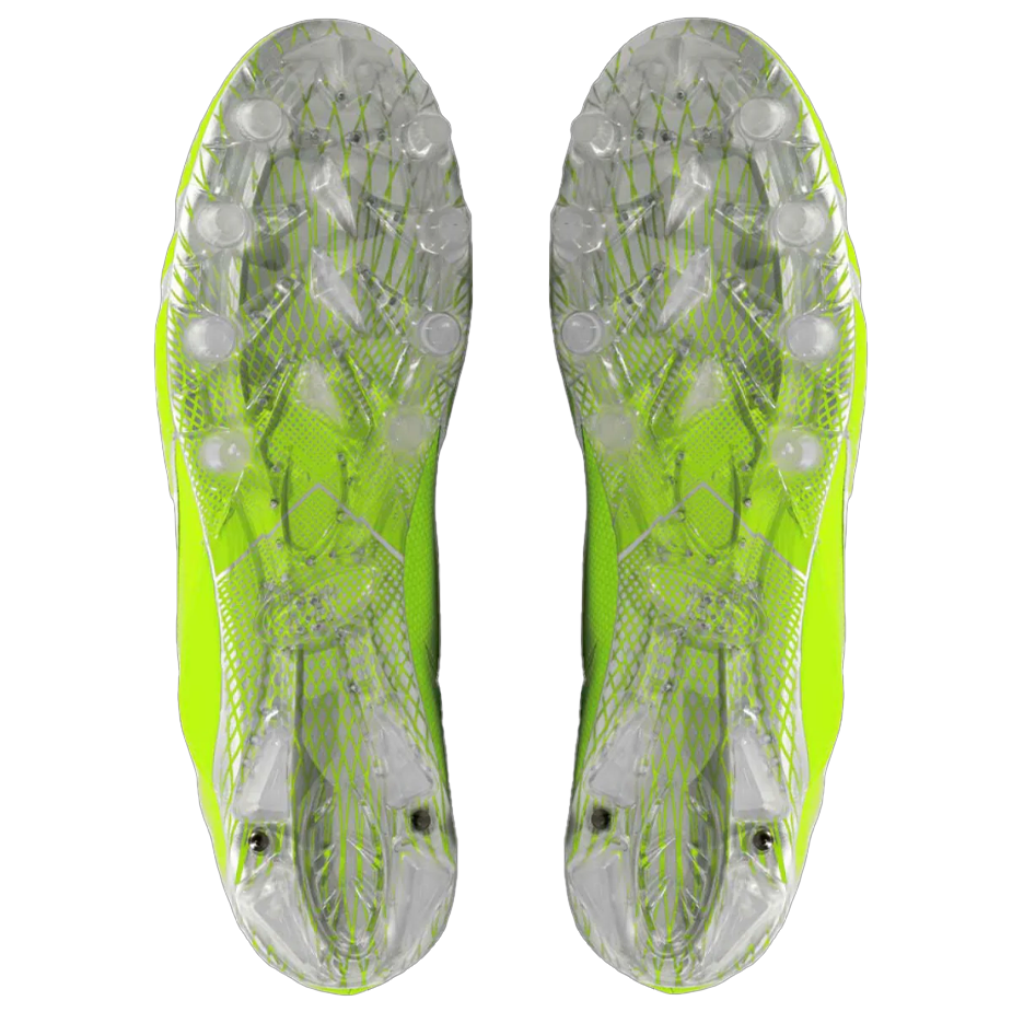 Quantum Speed: Football Cleats - Slime - Team Colors Phenom Elite Brand