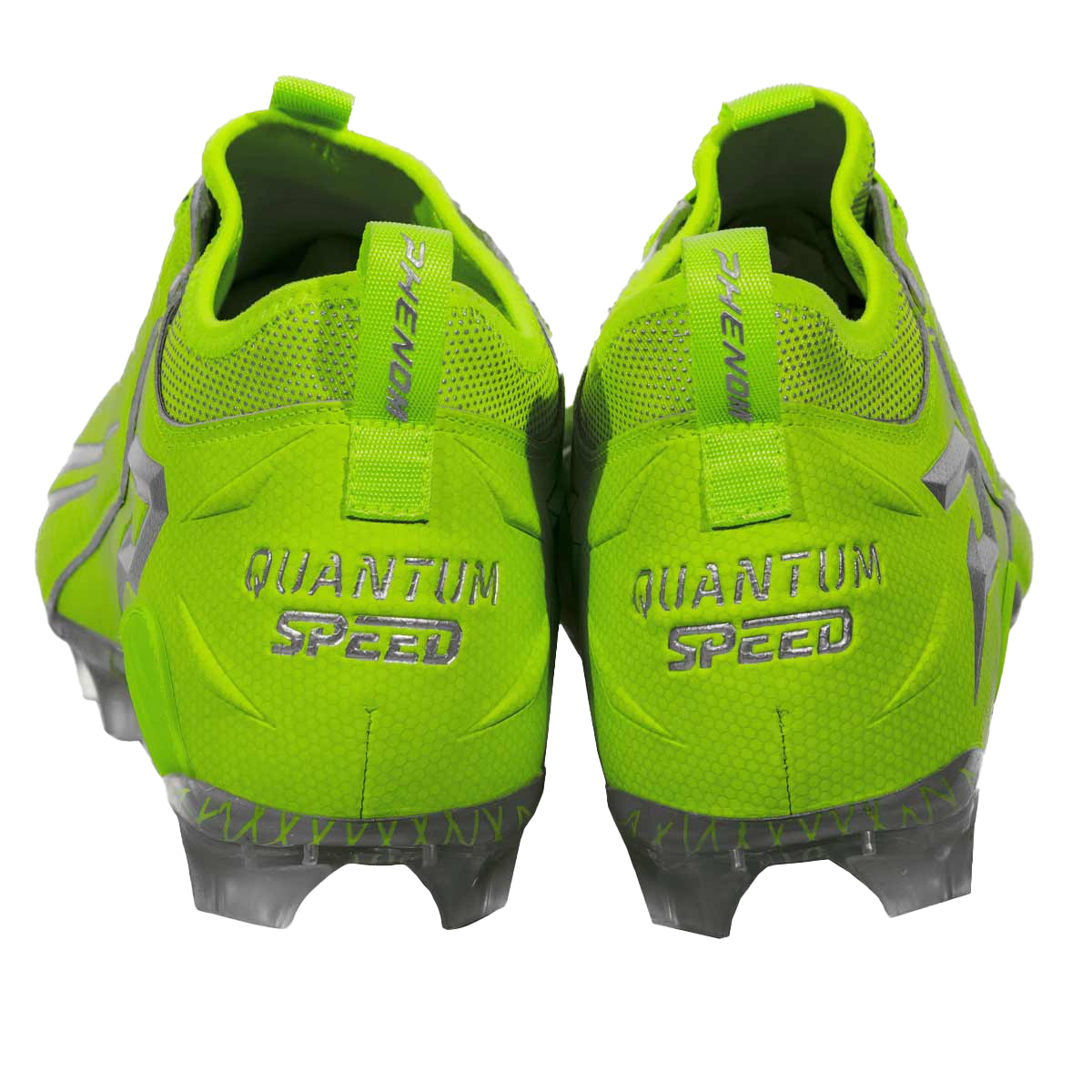 Quantum Speed: Football Cleats - Slime - Team Colors Phenom Elite Brand