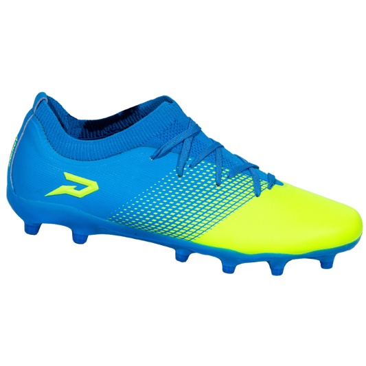 Quantum Energy Flag Football Cleats - Columbia Blue & Slime Phenom Elite Brand