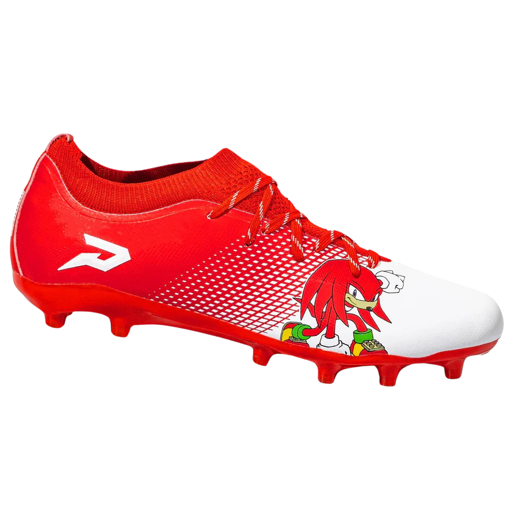 Knuckles the Echidna Football Cleats - by Phenom Elite Phenom Elite Brand