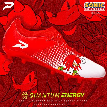 Knuckles the Echidna Flag Football Cleats - Quantum Energy by Phenom Elite Phenom Elite Brand