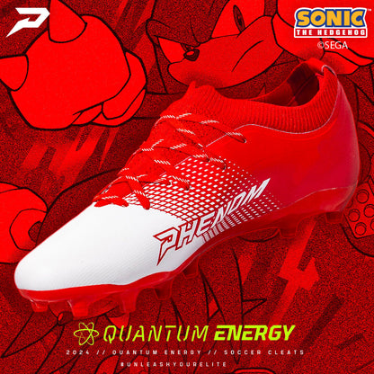 Knuckles the Echidna Flag Football Cleats - Quantum Energy by Phenom Elite Phenom Elite Brand