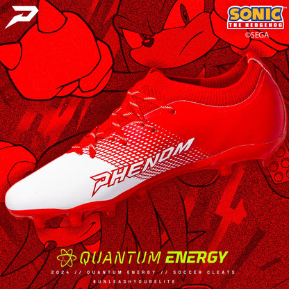 Knuckles the Echidna Flag Football Cleats - Quantum Energy by Phenom Elite Phenom Elite Brand