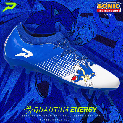 Sonic the Hedgehog Flag Football Cleats - Quantum Energy by Phenom Elite Phenom Elite Brand
