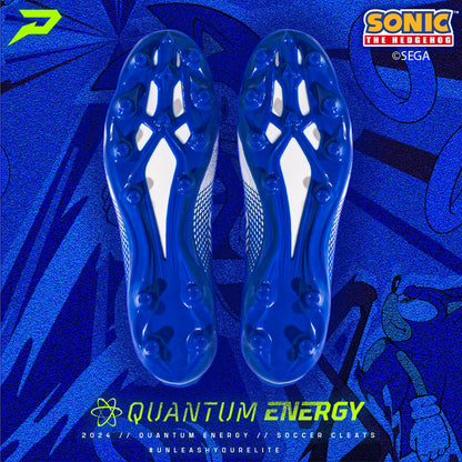 Sonic the Hedgehog Flag Football Cleats - Quantum Energy by Phenom Elite Phenom Elite Brand