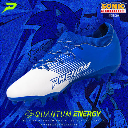 Sonic the Hedgehog Flag Football Cleats - Quantum Energy by Phenom Elite Phenom Elite Brand