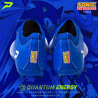 Sonic the Hedgehog Flag Football Cleats - Quantum Energy by Phenom Elite Phenom Elite Brand