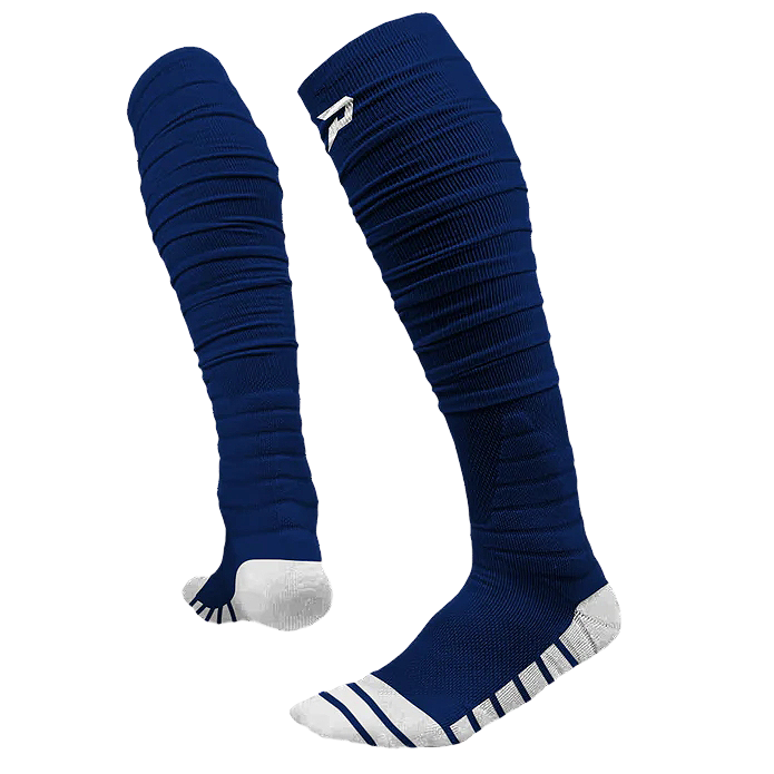 Phenom Elite 'Quantum Knit' Extra Long Padded Scrunch Socks - Team Colors Phenom Elite Brand