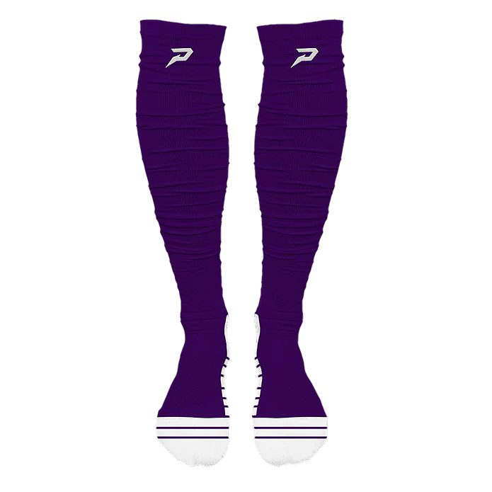 Phenom Elite 'Quantum Knit' Extra Long Padded Scrunch Socks - Team Colors Phenom Elite Brand