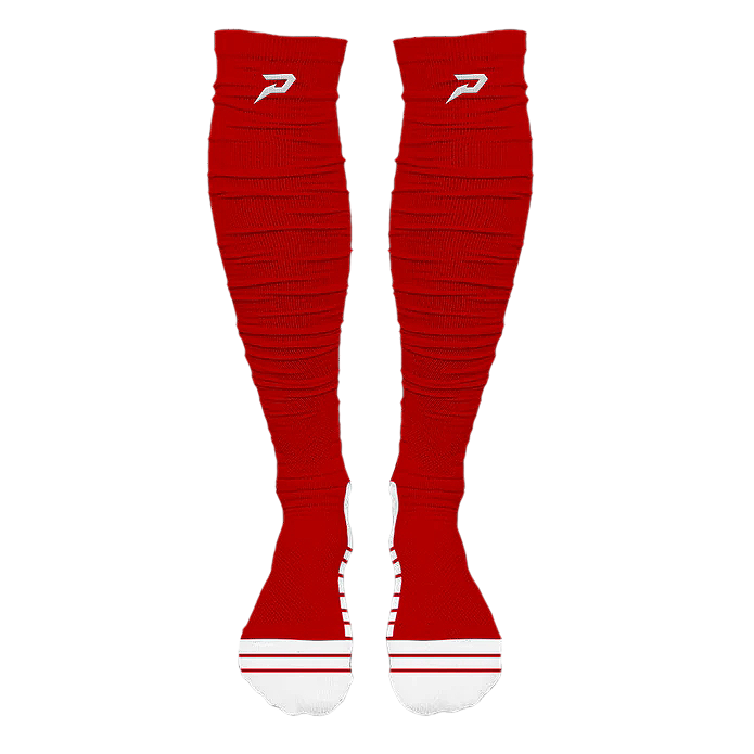 Phenom Elite 'Quantum Knit' Extra Long Padded Scrunch Socks - Team Colors Phenom Elite Brand