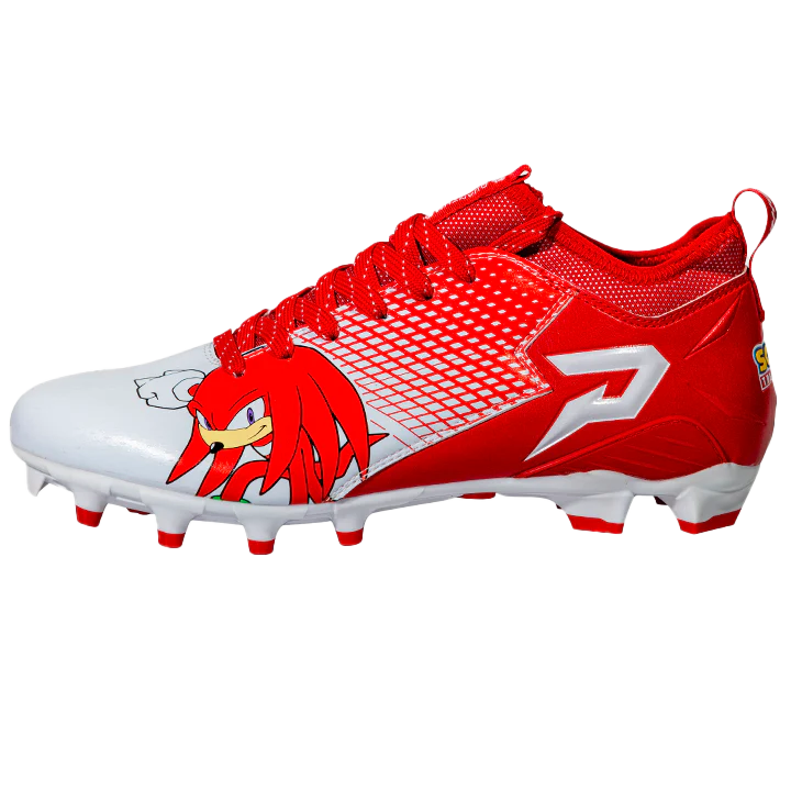 Knuckles the Echidna Football Cleats - by Phenom Elite Phenom Elite Brand