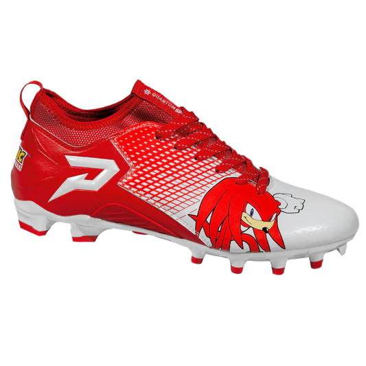 Knuckles the Echidna Football Cleats - by Phenom Elite Phenom Elite Brand