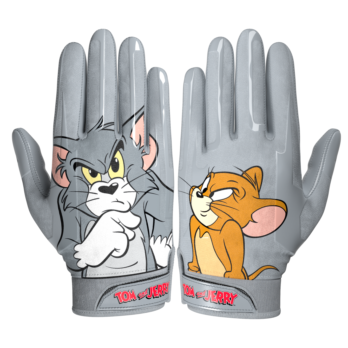 Tom and Jerry Football Gloves - VPS1 by Phenom Elite Phenom Elite Brand