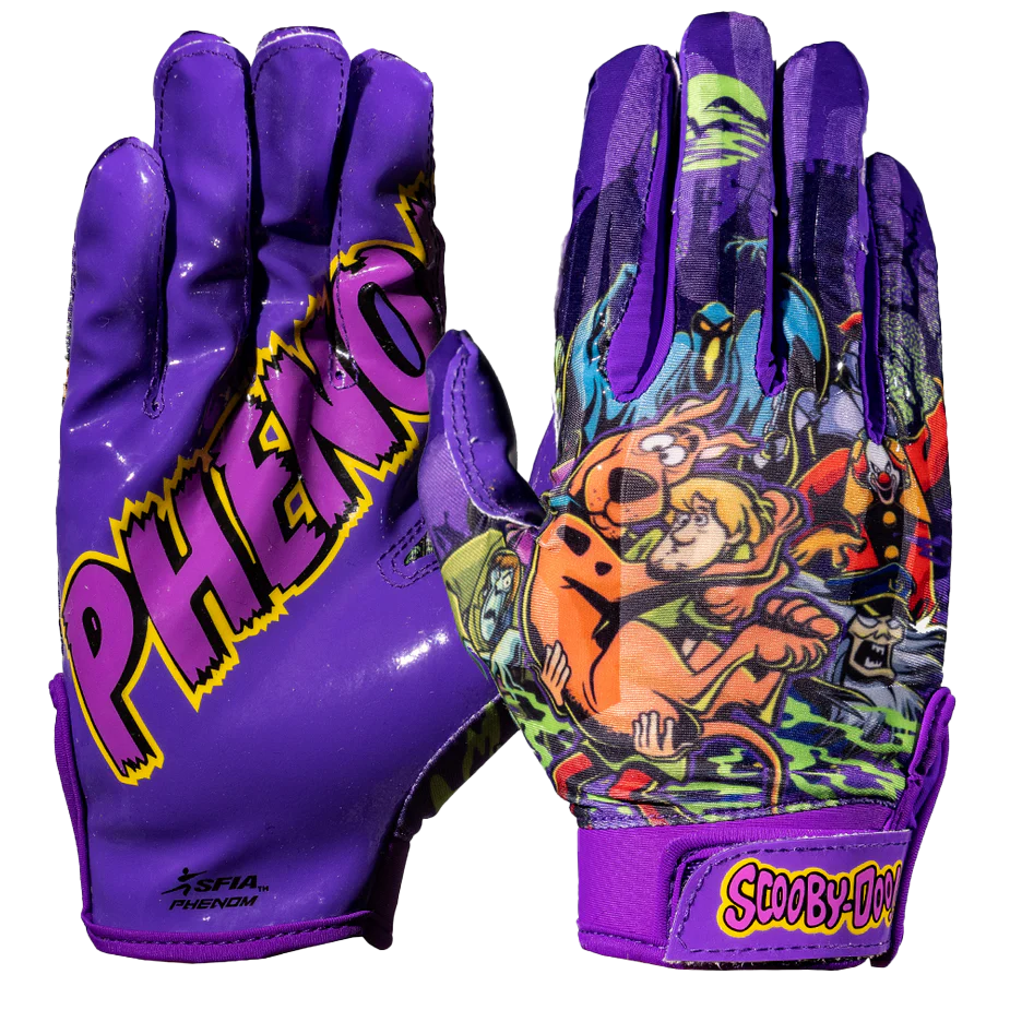Scooby-Doo 'Unmasked' Football Gloves - VPS1 by Phenom Elite Phenom Elite Brand