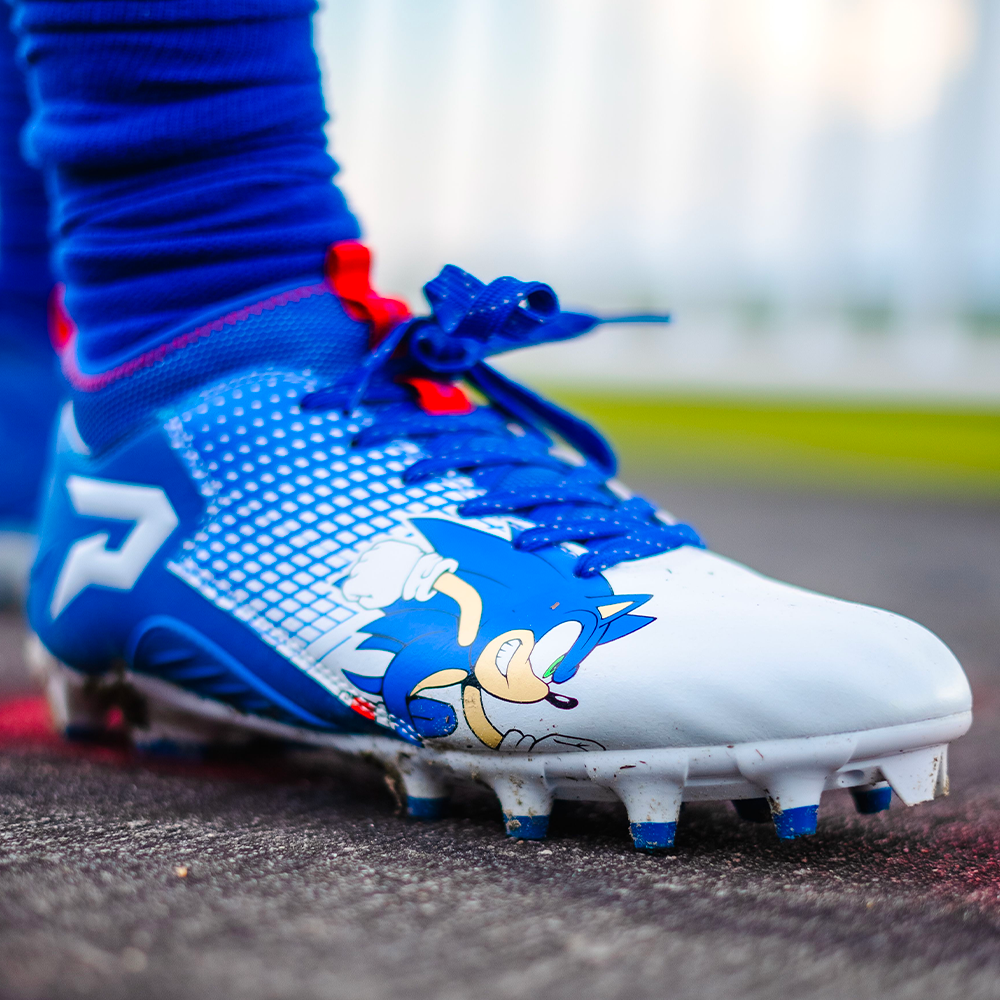 Sonic the Hedgehog Football Cleats by Phenom Elite Phenom Elite Brand