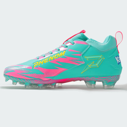 Kool-Aid 'Sharkleberry Fin' Football Cleats - Quantum Speed by Phenom Elite Phenom Elite Brand