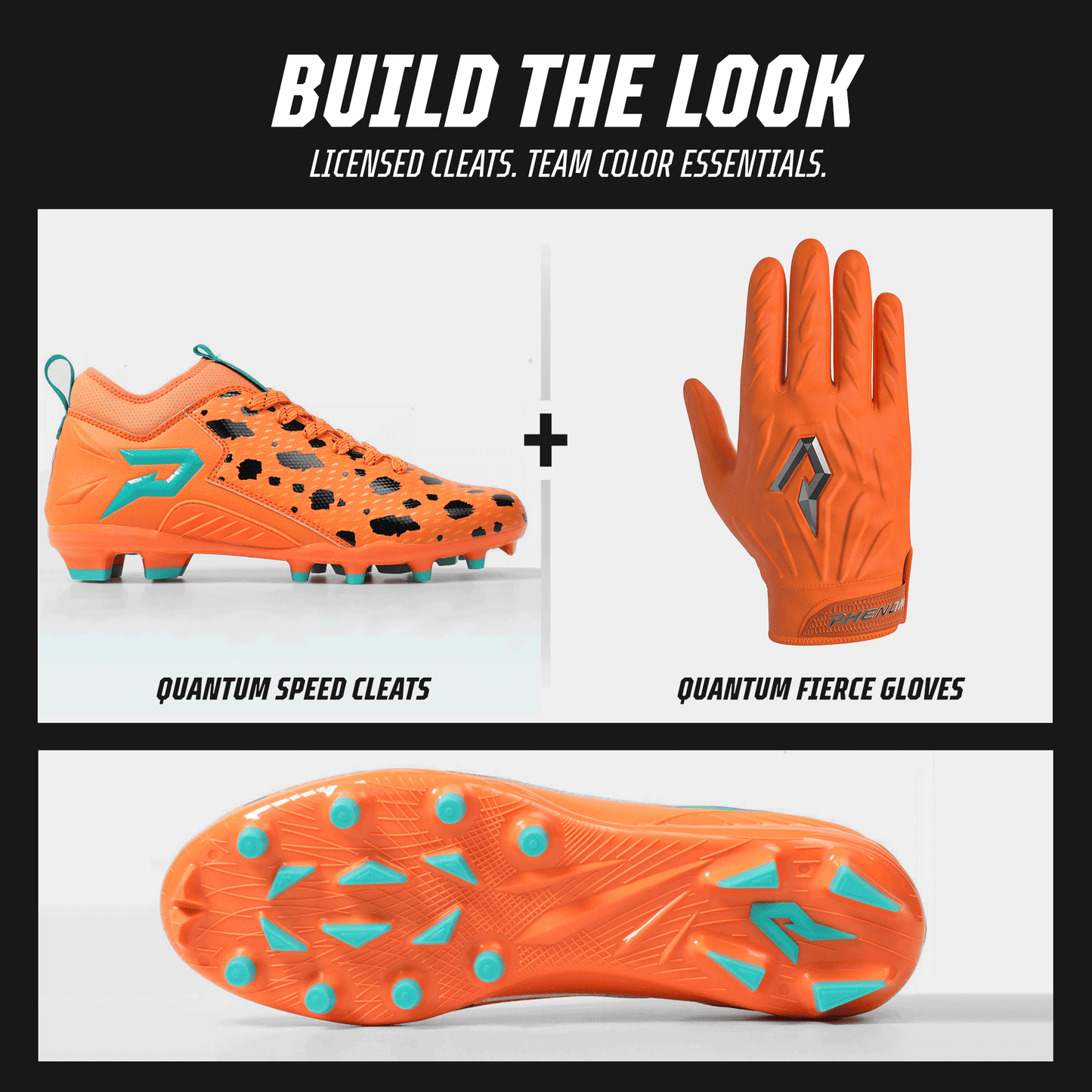 The Flintstones "Bedrock Blitz" Football Cleats - Quantum Speed by Phenom Elite Phenom Elite Brand