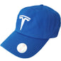 Tesla Logo Embroidered Dad Hat – Premium Cotton Adjustable Cap Peligro Sports