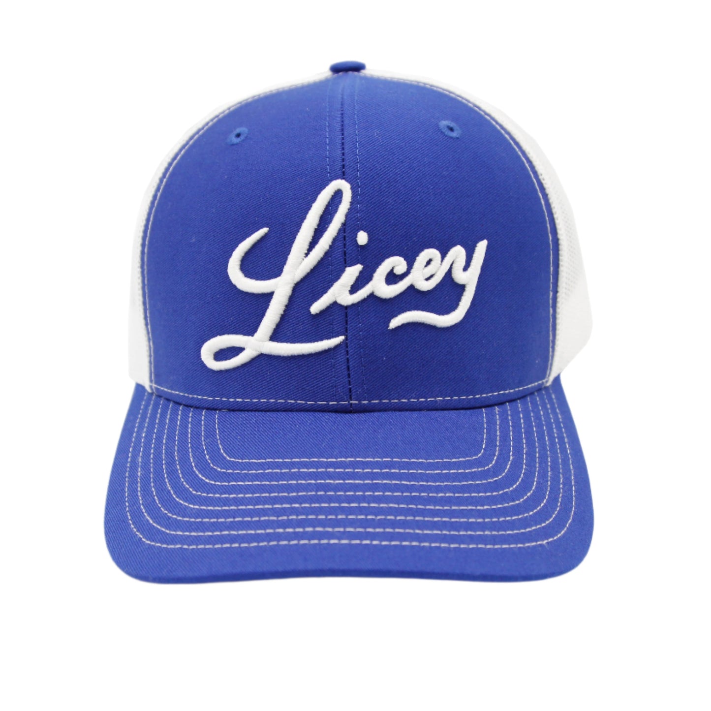 Tigres del Licey Trucker Mesh Royal Blue / White Hat Peligro Sports