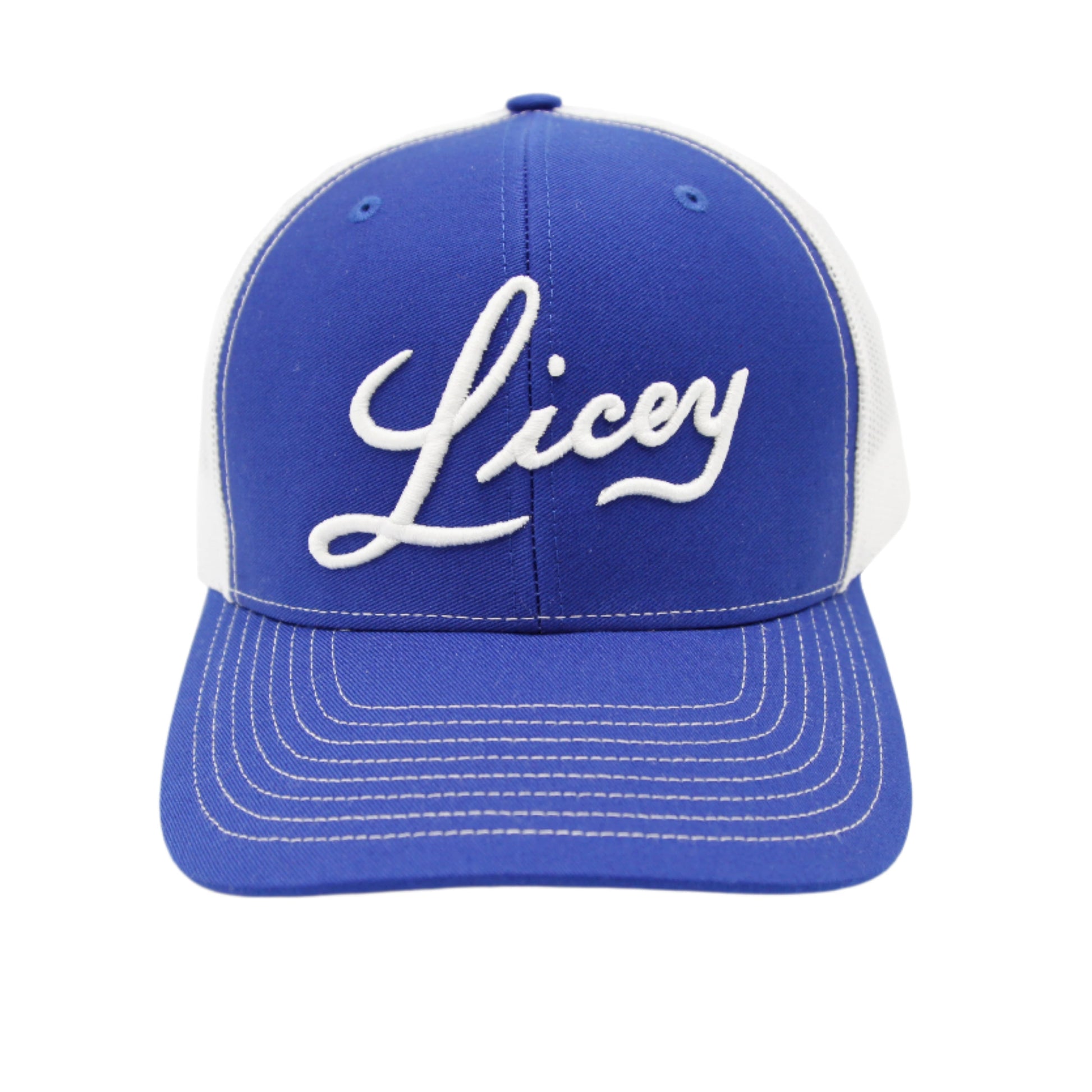 Tigres del Licey Trucker Mesh Royal Blue / White Hat Peligro Sports