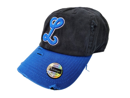 Tigres del Licey Vintage Distressed Baseball Cap – “L” Embroidered Logo, Unisex Adjustable Hat Peligro Sports