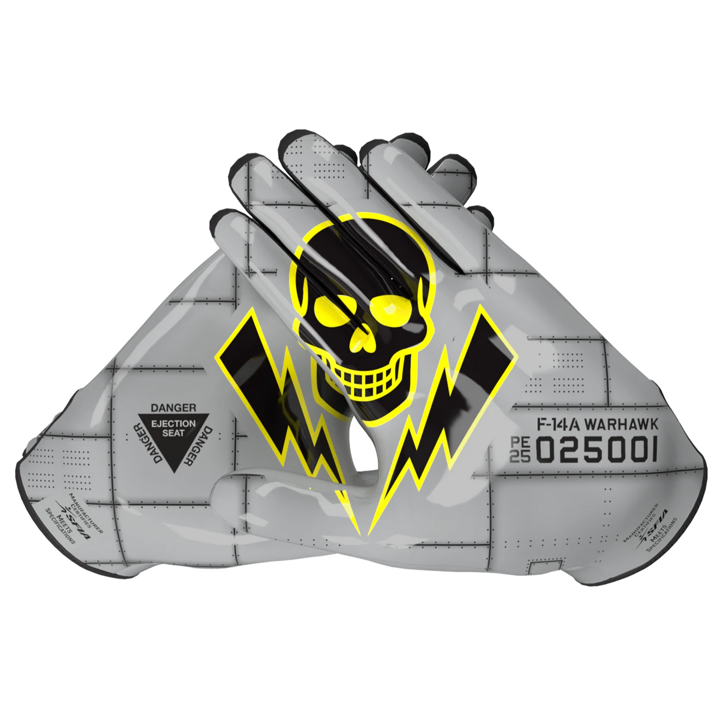 Warhawk Football Gloves - Vapor-Stick by Phenom Elite Phenom Elite Brand