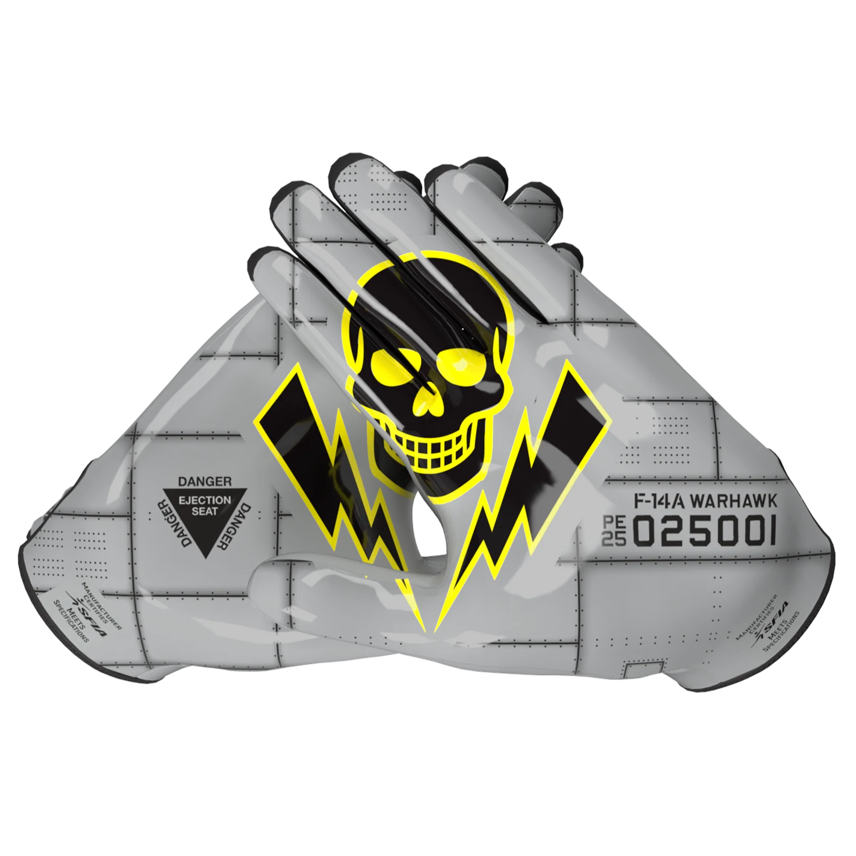 Warhawk Football Gloves - Vapor-Stick by Phenom Elite Phenom Elite Brand