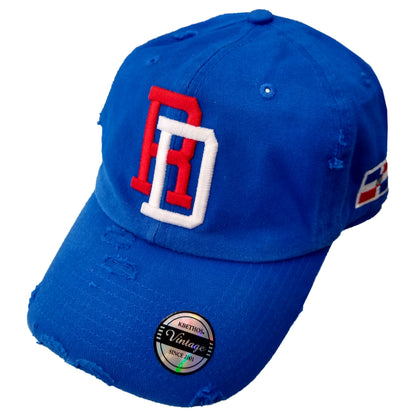 Vintage Adjustable Dominican Embroidered RD Hats Peligro Sports
