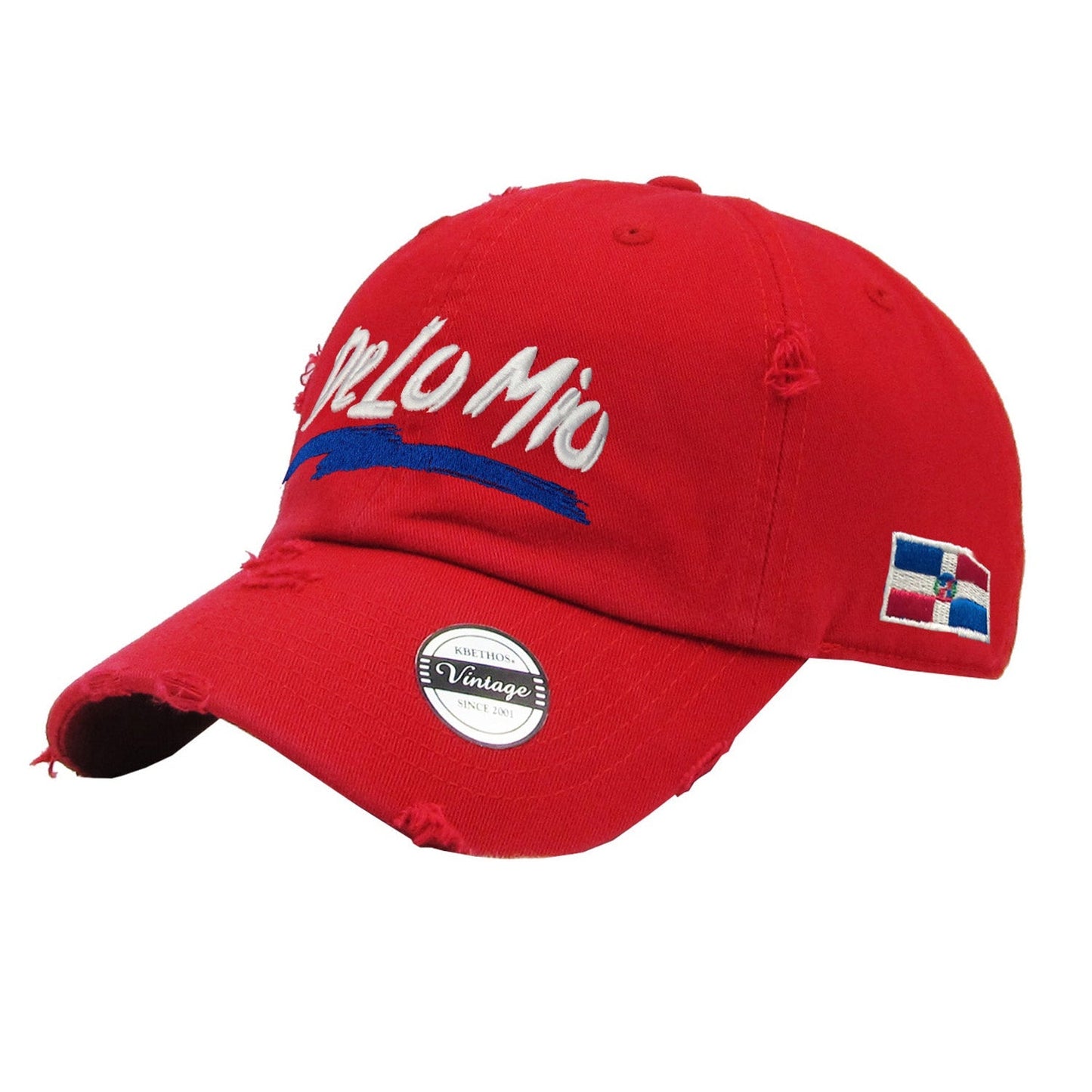 "De lo mio" embroidered  logo Dominican Vintage Hat Peligro Sports